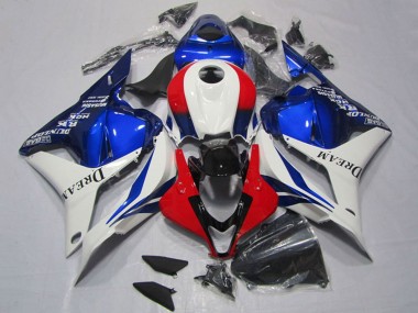 Carene Moto Honda CBR600RR 2009-2012 - Bianco Rosso Blu Dream