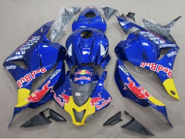 Carene Moto Honda CBR600RR 2009-2012 - Blu Giallo Red Bull