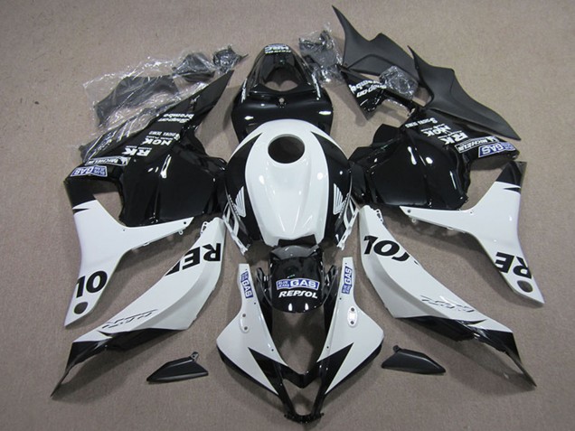 Kit Carena Moto Honda CBR600RR 2009-2012 - Bianco Nero Lucido Repsol