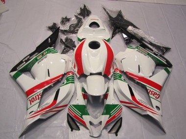 Carena Moto Honda CBR600RR 2009-2012 - Bianco Rosso Verde Castrol
