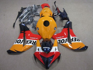 Kit Carene Moto Completo Honda CBR1000RR 2008-2011 - Arancia Bianco Rosso Nero Lucido Repsol