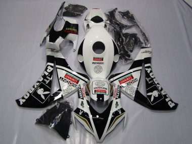 Carene Moto Honda CBR1000RR 2008-2011 - Bianco Nero Lucido DENSO Playboy