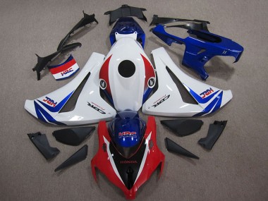 Kit Carene Moto Completo Honda CBR1000RR 2008-2011 - Bianco Rosso Blu HRC