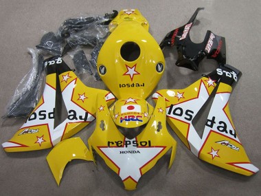 Carene Moto Honda CBR1000RR 2008-2011 - Giallo Bianco Nero Lucido Star Repsol HRC