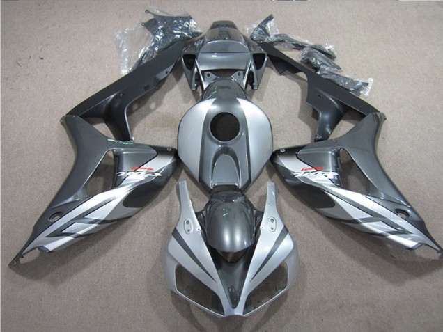 Carene Moto Honda CBR1000RR 2006-2007 - Argento Grigio Nero Opaco Fireblade