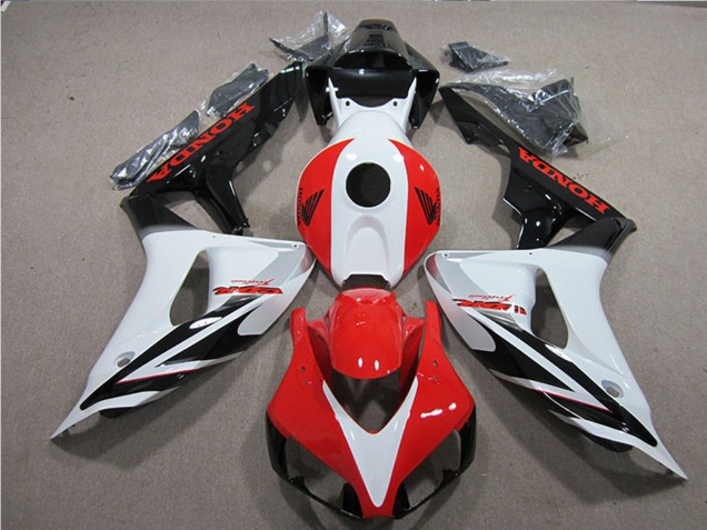 Carene Moto Honda CBR1000RR 2006-2007 - Bianco Rosso Nero Lucido Fireblade