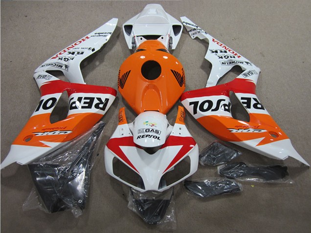 Carene Moto Honda CBR1000RR 2006-2007 - Bianco Arancia Rosso Nero Repsol