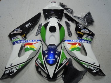 Carene Moto Honda CBR1000RR 2006-2007 - Bianco Verde Rosso Giallo Blu Nero Lucido Carrera EuroBet Lee
