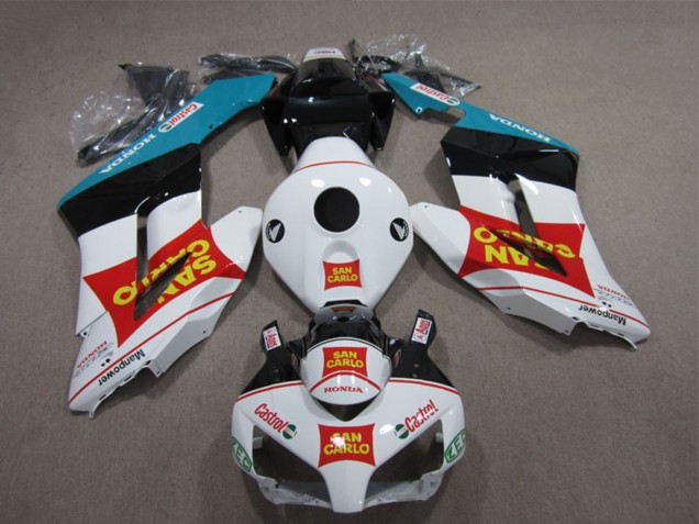 Carene Moto Honda CBR1000RR 2004-2005 - Bianco Rosso Blu Nero Lucido Giallo San Carlo Castrol