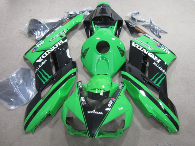 Carene Moto Honda CBR1000RR 2004-2005 - Verde Nero Lucido Mostro