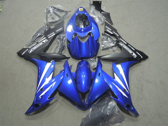 Carene Moto Honda CBR1000RR 2004-2005 - Blu Bianco Nero Opaco