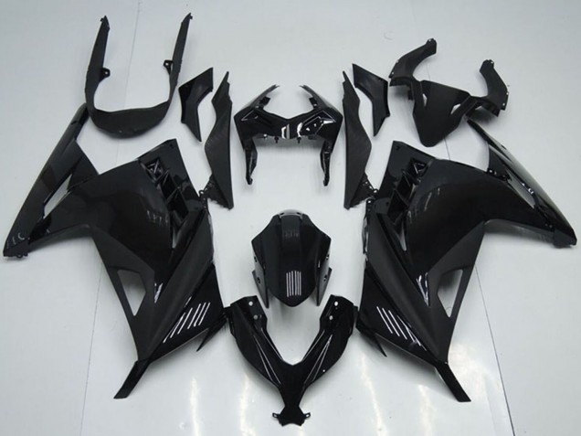 Carene Moto Kawasaki ZX300R 2013-2018 - Nero Lucido