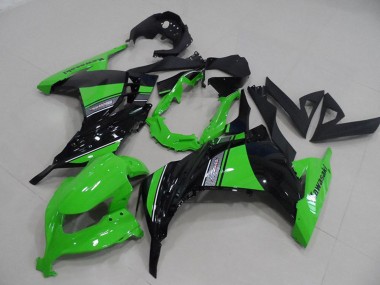 Carene Moto Kawasaki ZX300R 2013-2018 - Verde Nero Lucido