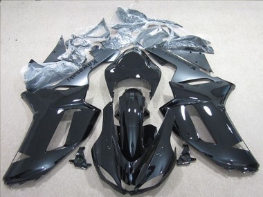 Carene Moto Kawasaki ZX6R 2007-2008 - Nero Argento