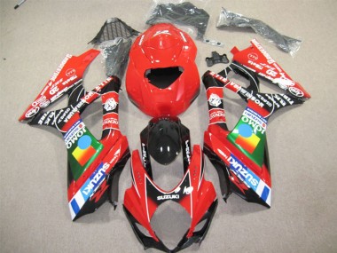 Carene Moto Suzuki GSXR 600 2004-2005 - Rosso Blu Verde Nero JOMO