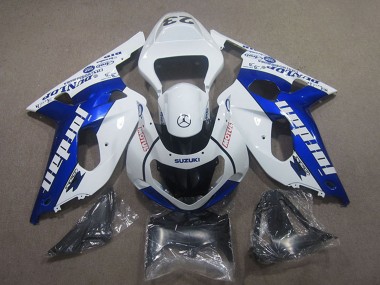 Carene Moto Suzuki GSXR 750 2001-2003 - Bianco Blu Motul Jordan