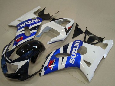 Carene Moto Suzuki GSXR 750 2001-2003 - Bianco Blu Nero Lucido Rosso