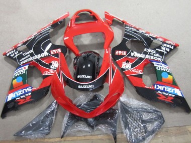 Carene Moto Suzuki GSXR 1000 2000-2002 - Rosso Nero Blu DENSO
