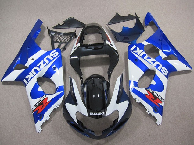 Carene Moto Suzuki GSXR 1000 2000-2002 - Blu Bianco Nero Rosso