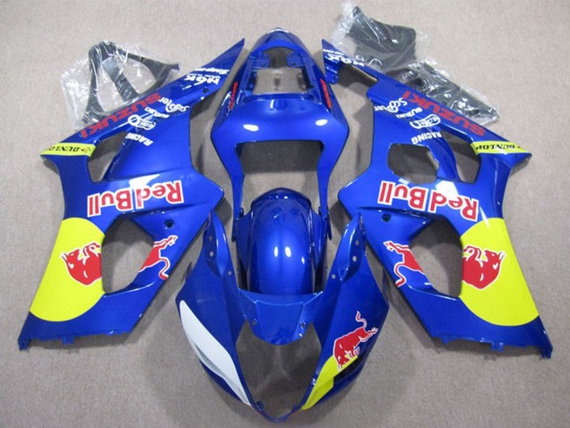 Carene Moto Suzuki GSXR 1000 2003-2004 - Blu Giallo Red Bull