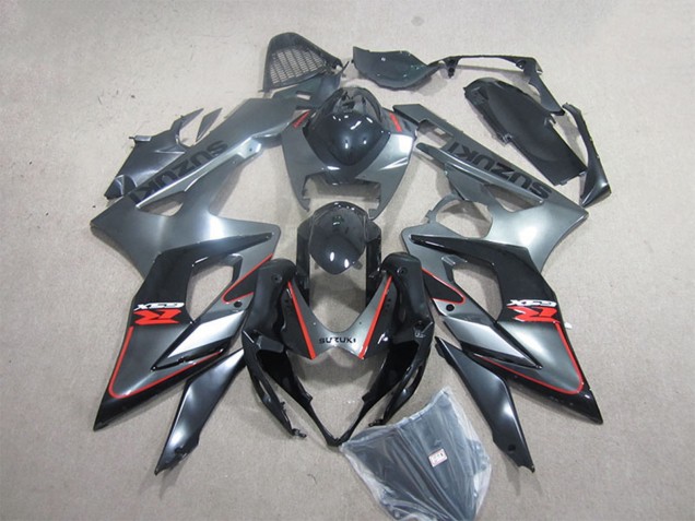 Kit Carena Moto Suzuki GSXR 1000 2005-2006 - Nero Grigio Rosso