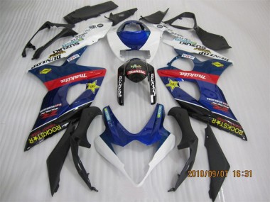 Carene Moto Suzuki GSXR 1000 2005-2006 - Blu Bianco Rosso Nero Rockstar