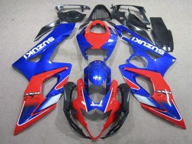 Carene Moto Suzuki GSXR 1000 2005-2006 - Blu Rosso