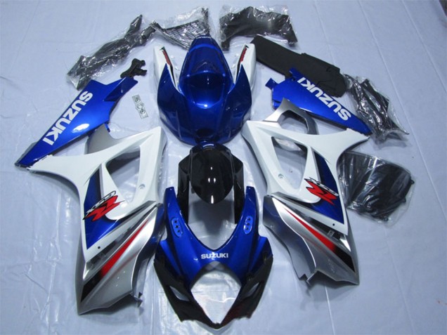 Carene Moto Suzuki GSXR 1000 2007-2008 - Blu Bianco Rosso