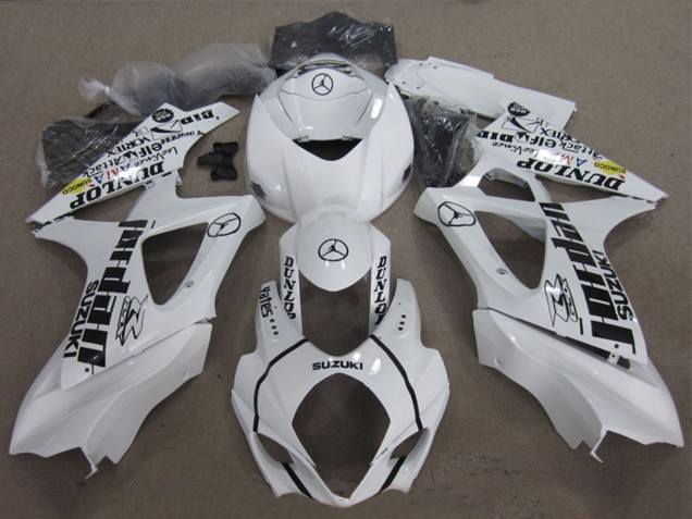 Carene Moto Suzuki GSXR 1000 2007-2008 - Bianco Nero Jordan
