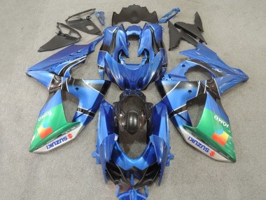 Carene Moto Suzuki GSXR 1000 2009-2016 - Blu Verde JOMO