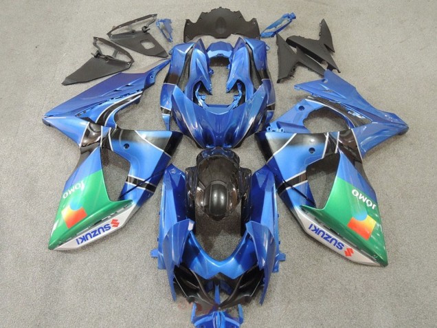 Carene Moto Suzuki GSXR 1000 2009-2016 - Blu Verde JOMO