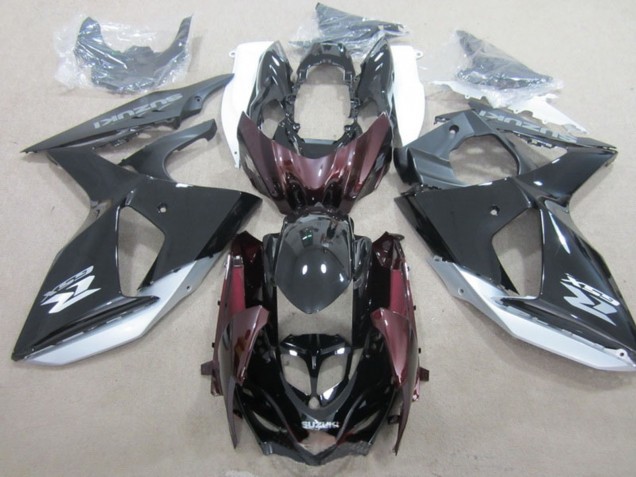 Carena Moto Suzuki GSXR 1000 2009-2016 - Nero Lucido Argento