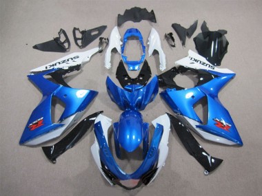 Kit Carene Moto Completo Suzuki GSXR 1000 2009-2016 - Bianco Blu Nero