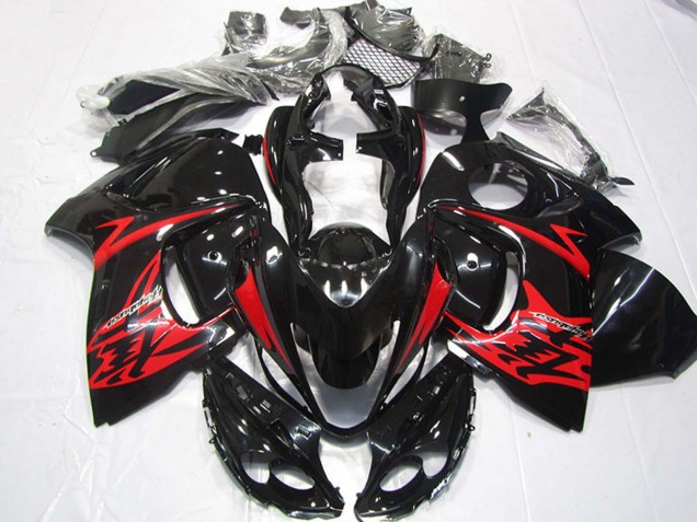 Carena Moto Suzuki GSXR 1300 Hayabusa 2008-2020 - Nero Lucido Rosso