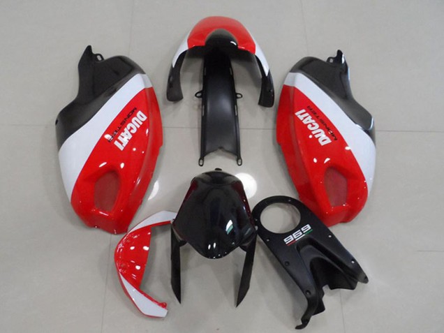 Carene Moto Ducati Monster 696 2008-2012 - Bianco Rosso Nero Mostro
