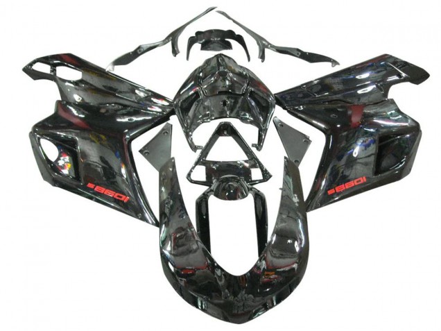 Carene Moto Ducati 1098 2007-2014 - Nero Lucido