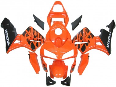 Carene ABS Honda CBR600RR 2003-2004 - Arancia Bianco Rosso Nero Lucido Repsol