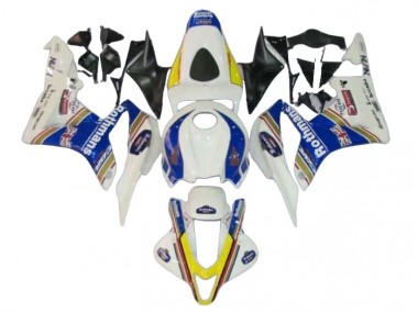 Carene Moto Honda CBR600RR 2007-2008 - Bianco Blu Giallo Rothmans