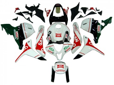 Carene Moto Honda CBR600RR 2009-2012 - Bianco Rosso Verde Castrol San Carlo