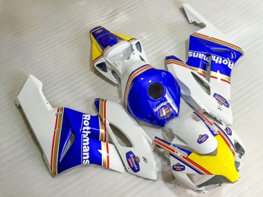 Carene Moto Honda CBR1000RR 2004-2005 - Bianco Blu Giallo Rothmans