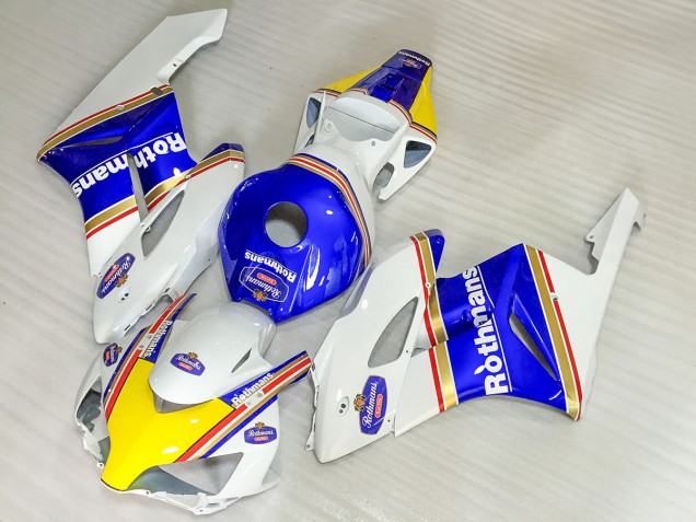 Carene Moto Honda CBR1000RR 2004-2005 - Bianco Blu Giallo Rothmans