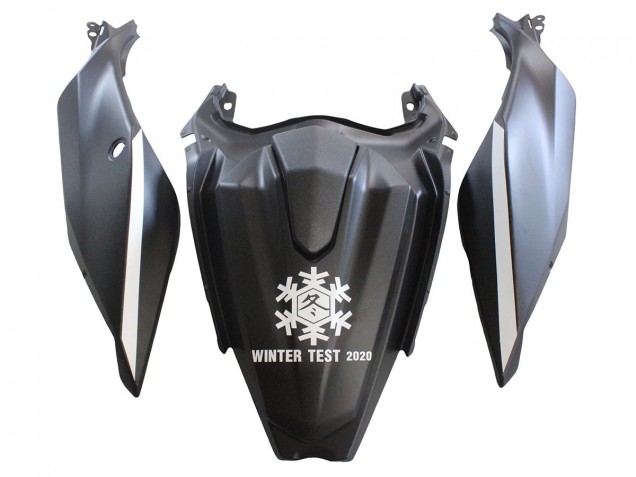 Carene Moto Kawasaki EX400 2018-2024 - Nero Opaco Verde Mostro Showr Nevicare