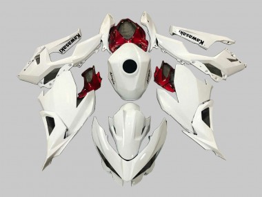 Carene Moto Kawasaki EX400 2018-2024 - Bianco Rosso Nero