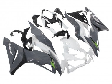 Carene Moto Kawasaki ZX6R 2019-2022 - Bianco Grigio Verde