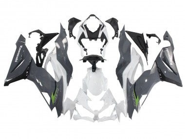 Carene Moto Kawasaki ZX6R 2019-2022 - Bianco Grigio Verde