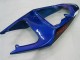 Carene Moto Suzuki GSXR 600/750 2004-2005 - Blu Grigio Nero Lucido