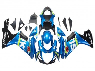 Carene Moto Suzuki GSXR 600/750 2011-2024 - Blu Bianco Verde Nero