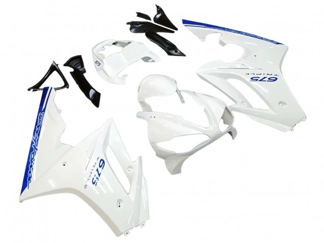 Carene Moto Triumph Daytona 675 2006-2008 - Bianco Blu