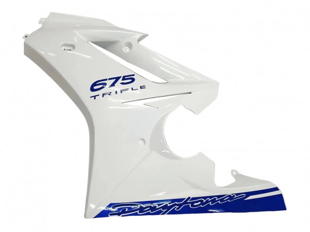 Carene Moto Triumph Daytona 675 2006-2008 - Bianco Blu