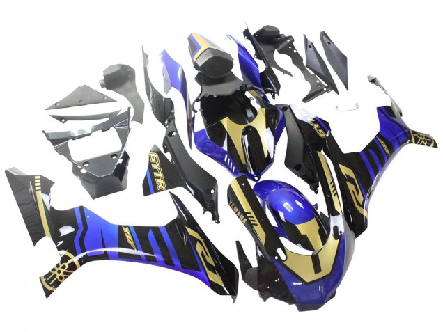 Carene Moto Yamaha YZF R1 2015-2019 - Blu Oro Nero